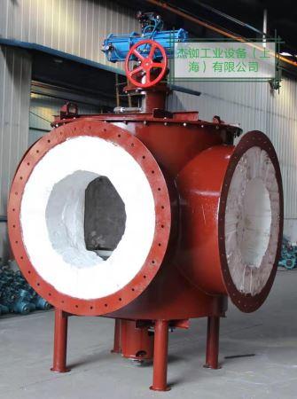 氣動(dòng)高溫圓形三通閥